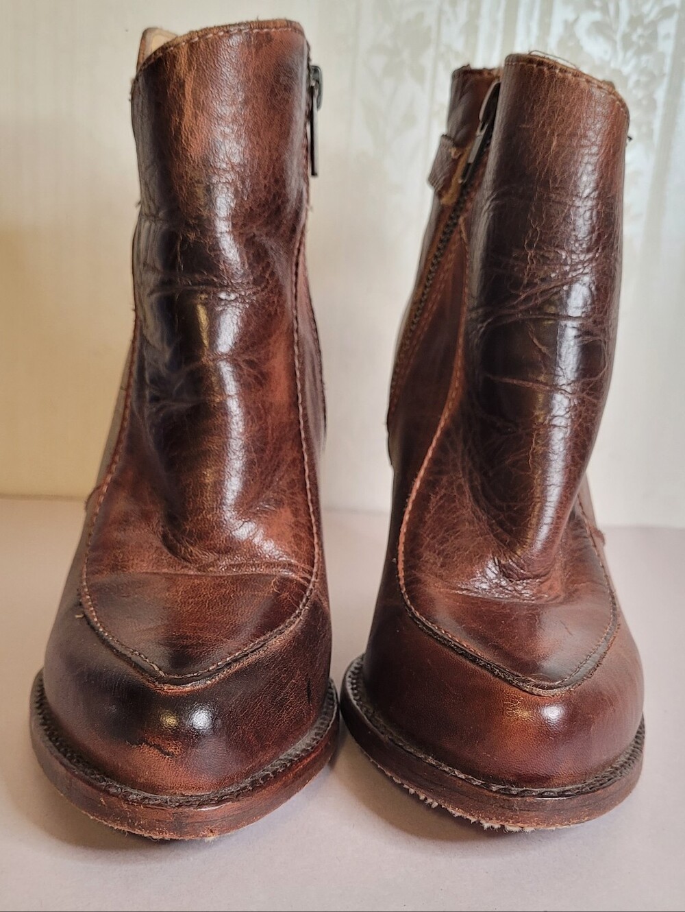 BED STU Isla Brown Heeled Booties - Picture 4 of 13